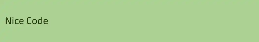 Nice Code